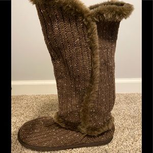 Brown Rocket dog boots